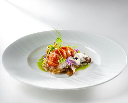 Lobster dish.
